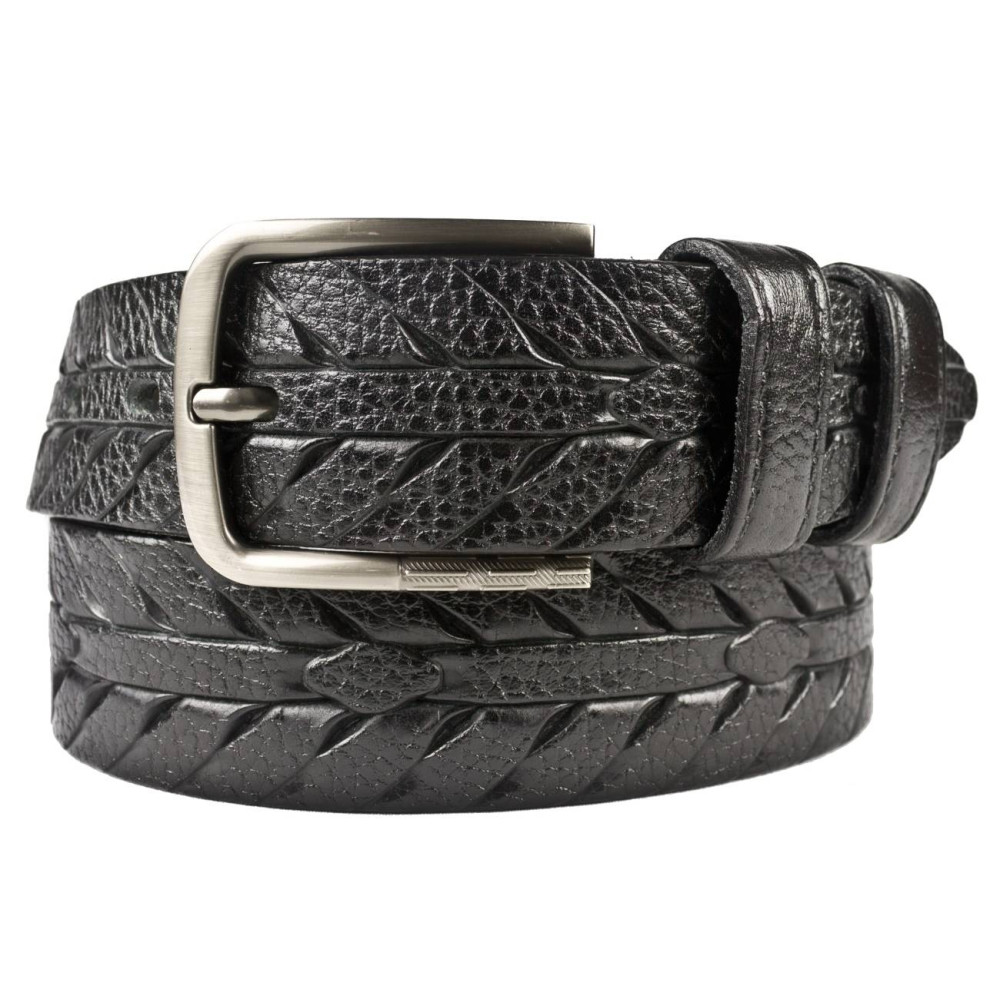 Кожаный ремень Fornole black (арт. 9048-01) Кожаный ремень Fornole black (арт. 9048-01)