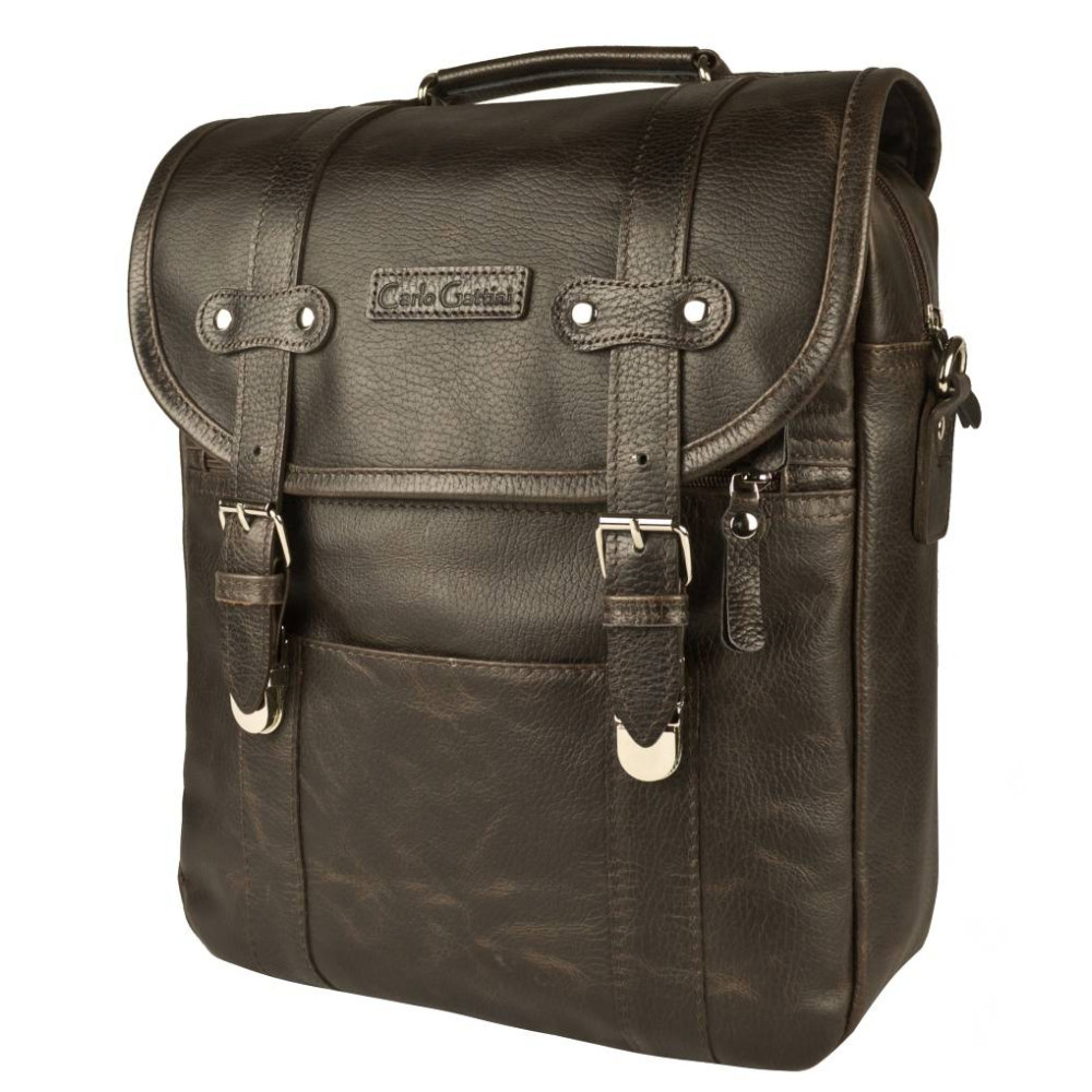 Кожаная сумка-рюкзак Tronto brown (арт 3005-04) Кожаная сумка-рюкзак Tronto brown (арт 3005-04)